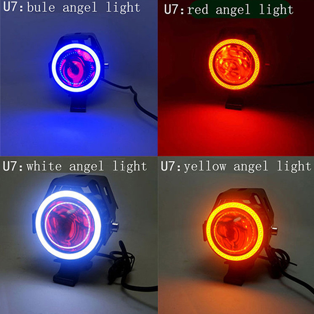 motorcycle headlights auxiliar - Universal Motorcycle Led Headlight Projector recension och pris