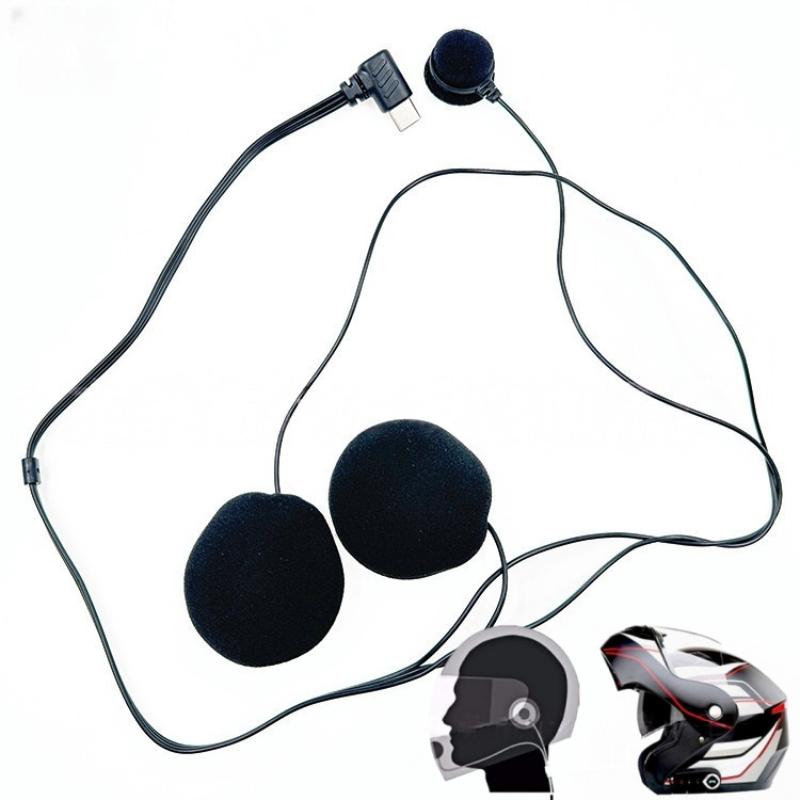 1Pc Type-C Plug HD Noise Reduc - Full Face Motorcycle Helmet With Bluetooth recension och pris