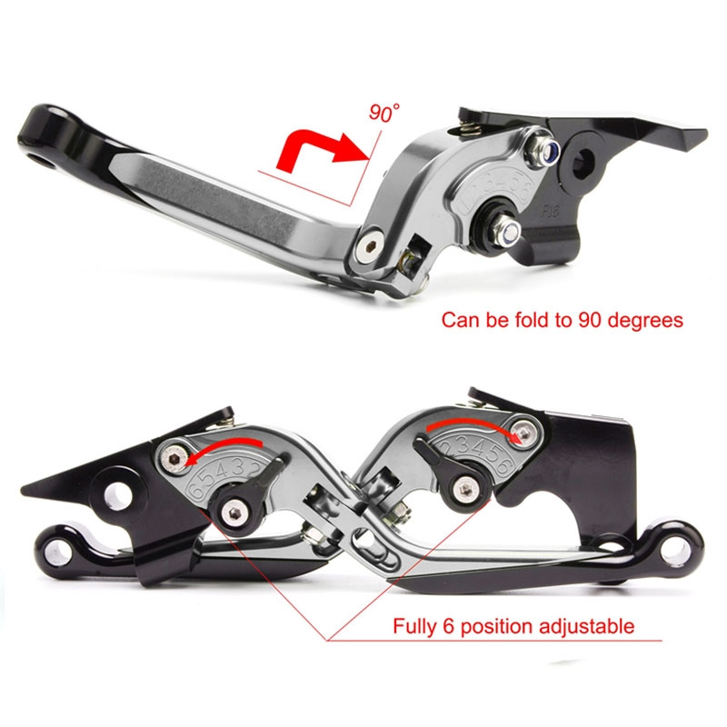For Husqvarna Svartpilen 401 V - Cnc Aluminum Adjustable Brake Clutch Levers recension och pris
