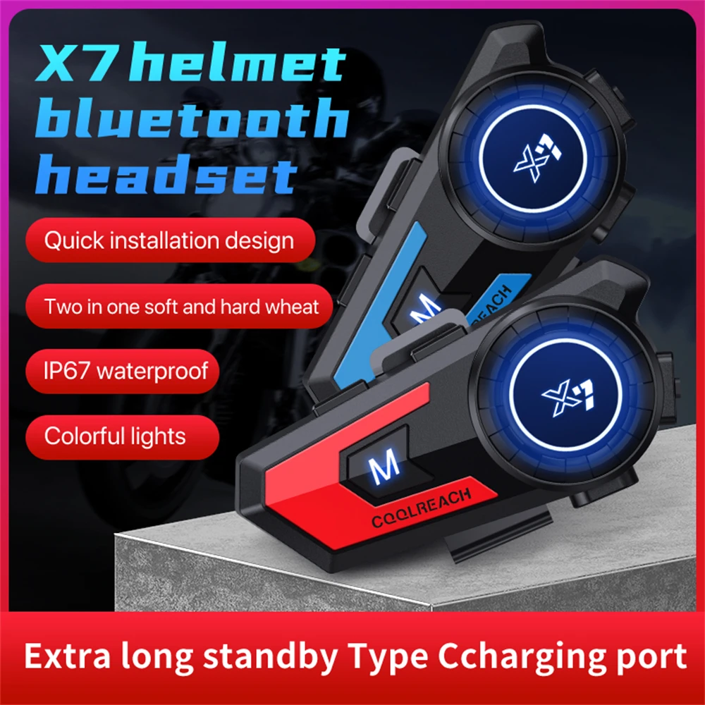 X7 Motorcycle Helmet Headset W - Full Face Motorcycle Helmet With Bluetooth recension och pris