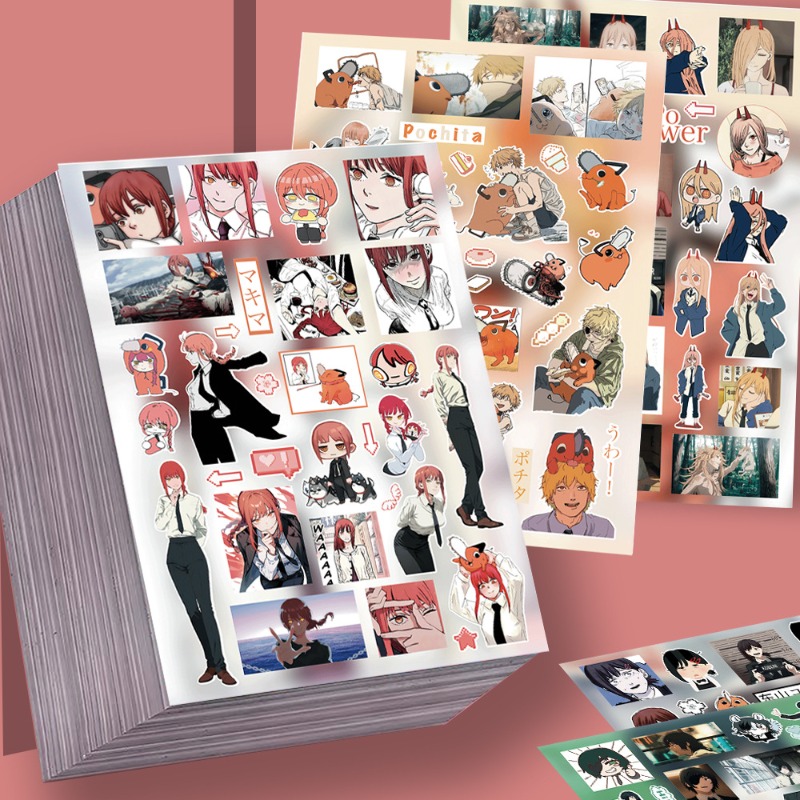 Chainsaw Man 8pcs Sticker High - Atv Parts recension och pris