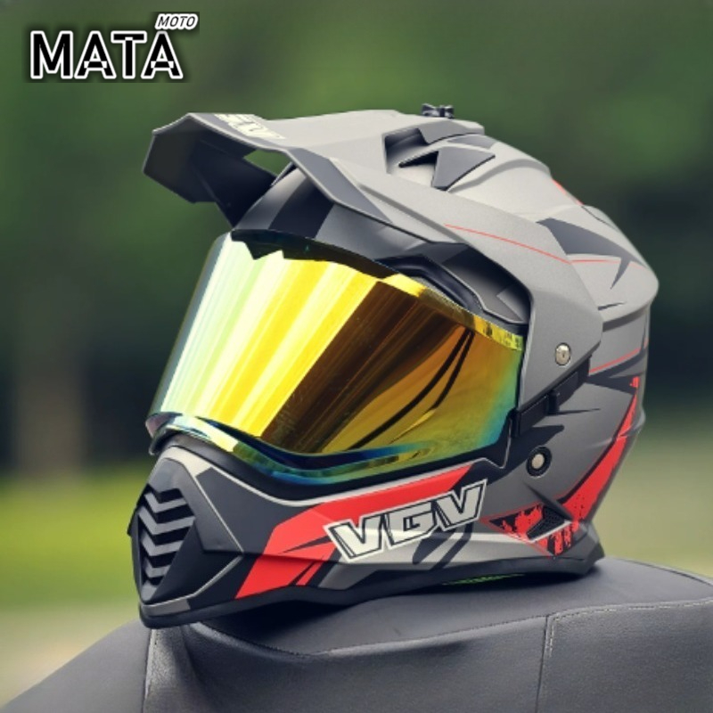 VGV Motocross ECE DOT Certific - Full Face Motorcycle Helmet With Bluetooth recension och pris