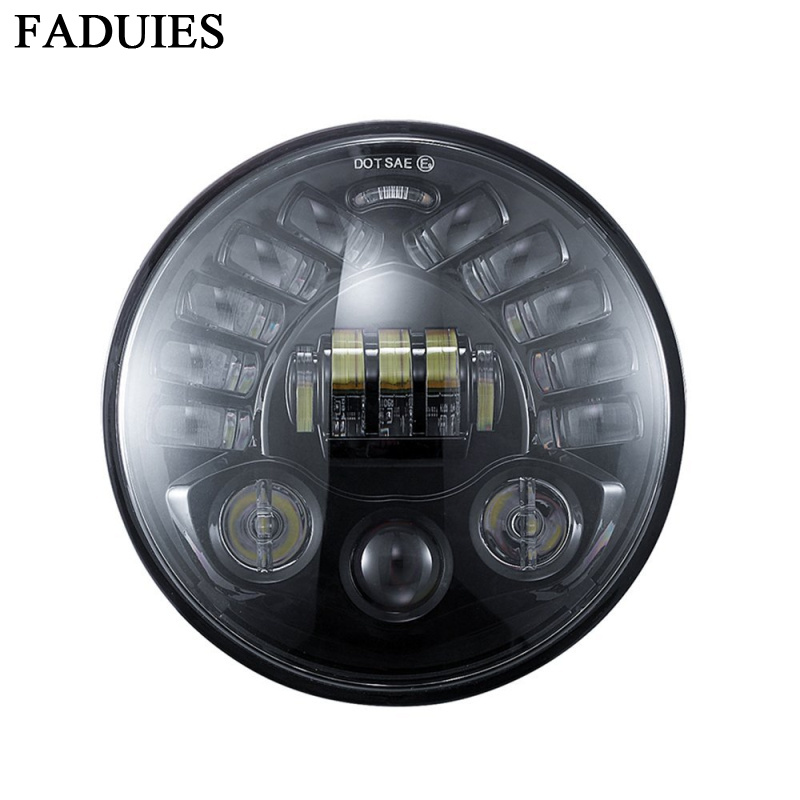 7inch Adaptive Round Motorcycl - Universal Motorcycle Led Headlight Projector recension och pris