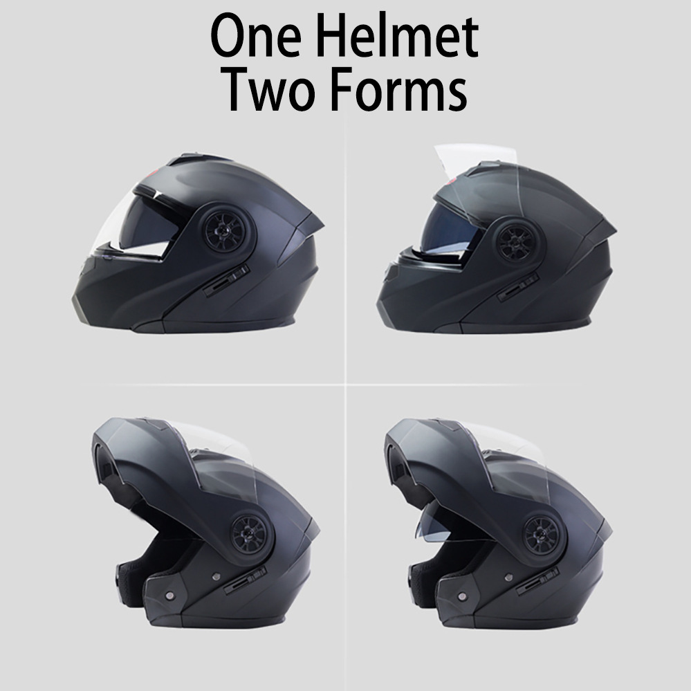 Bluetooth Motorcycle Full Face - Modular Flip Up Motorcycle Helmet Dot Approved recension och pris